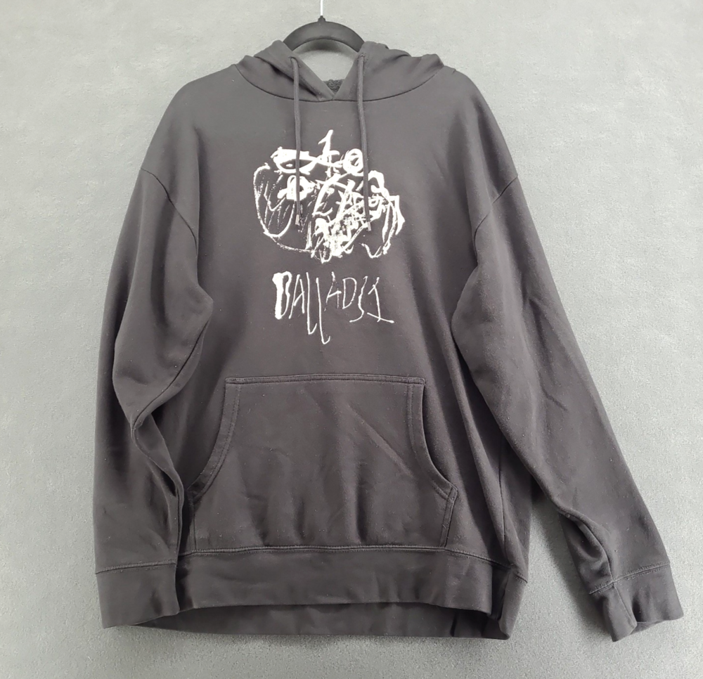 Joji Ballads 1 Hoodie Mens L Scribble Face Sketch 2018 Tour Merch Sweatshirt